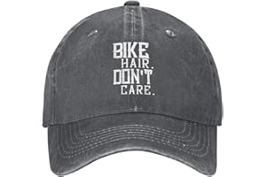 Biker Hair Don't Care Gift for Bike Lovers Gifts Baseball Hats for Unisex Fashion Ball Caps Adjustable Snapback Caps