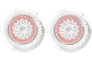 Azonbey Brush Head Replacements Compatible with Clarisonic Mia 1, Mia 2, Smart Profile Uplift and Alpha Fit Face Cleaning Brush Heads (Pink-2Pack)