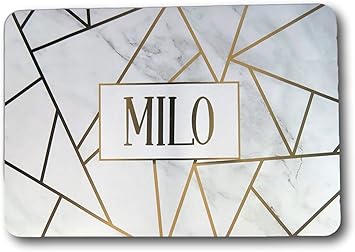 personalised dog food mat