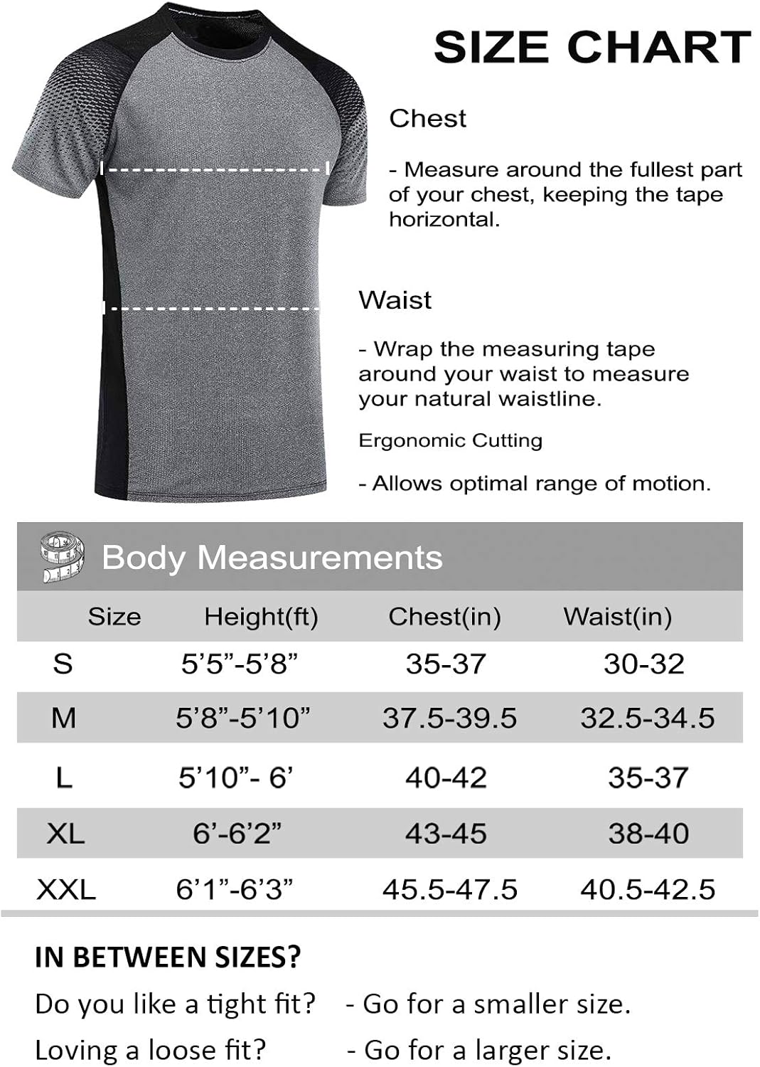 5 Pack Men’s Active Quick Dry Crew Neck T Shirts | Athletic Running Gym Workout Short Sleeve Tee Tops Bulk: Clothing