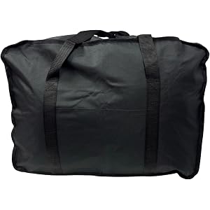 Maletin de 50 libras/Large Black Duffle Bag for Travel, Heavy Duty Tote with Zipper Closure, 50 lb Capacity