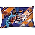 Franco Kids Bedding Super Soft Microfiber Reversible Pillowcase, 20 in x 30 in, Space Jam 2 A New Legacy