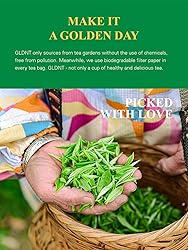 GLDNT Organic Green Tea Longjing, Premium Chinese