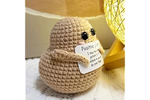 Gwindrise Positive Potato with Butt, Funny Gifts for Man Brother Best Friends Coworkers College Students, Cute Stuff for Office Desk Decor, Small Gifts for Birthday Anniversary Graduation