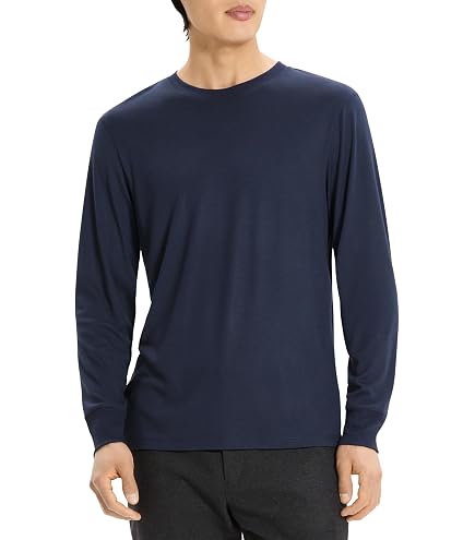 Amazon.com: Theory Men's Soris Tee in Light Bilen, Light Blue Lake