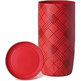 Simple Modern Voyager Signature | Christmas Travel Coffee Mug Tumbler with 360° Lid | Ceramic-Lined Insulated Stainless Steel Cup | Holiday Gifts for Women Men Her Him | 16oz | Holiday Flannel