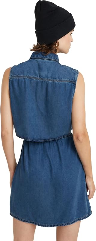Para Mujer Vestido Soft Cargo, Azul (Faded Whirlpool D24872-D548-G645), M