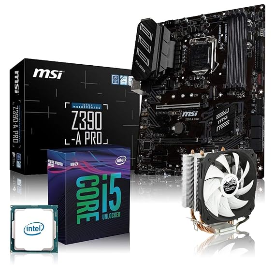Memory PC Aufrüst-Kit Bundle i5-9600K 6X 3.7 GHz, MSI Z390-A Pro, fertig montiert und getestet