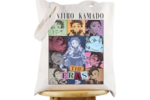 G2TUP Tanjiro Anime Tote Bag Japanese Inspired Gift Tour Shoulder Bag Merch