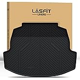 LASFIT Trunk Mat for Toyota Corolla 2020-2026,All Weather Cargo Mat Custom Fit TPE Cargo Liner for Corolla Front and Rear Trunk Liner, Black