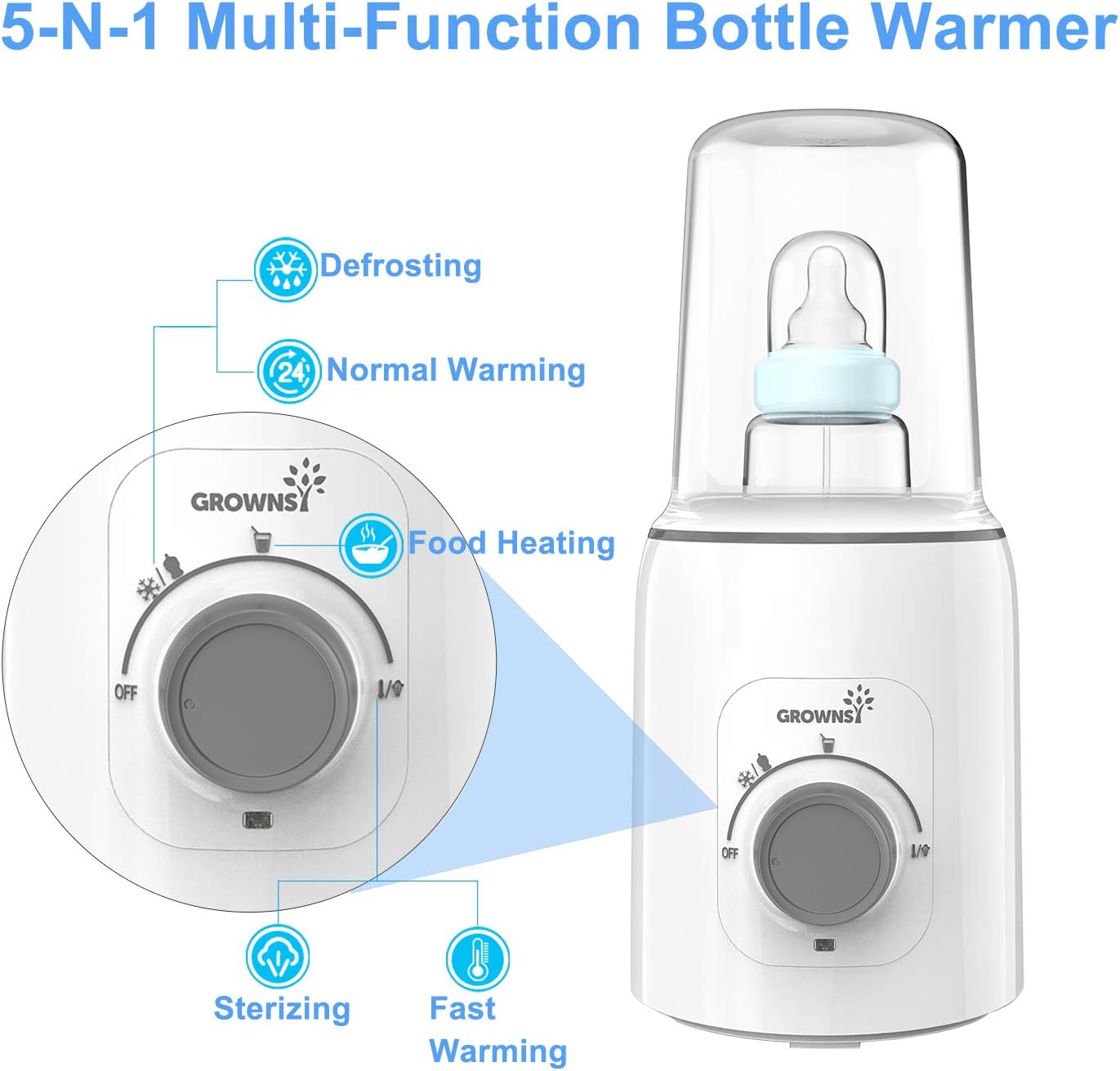 grownsy bottle warmer manual