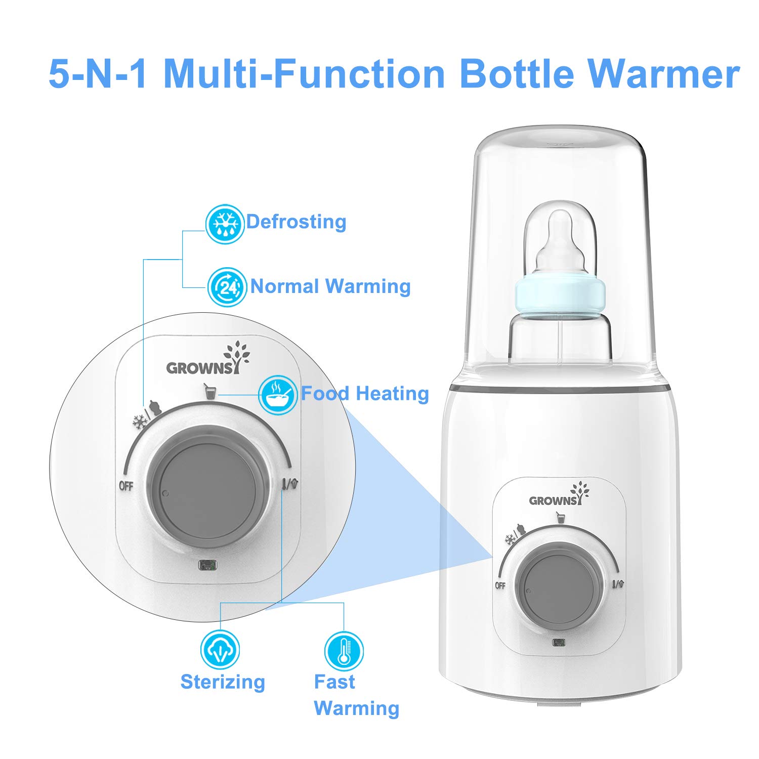 grown baby bottle warmer