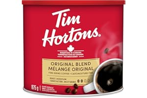 Tim Hortons 100% Arabica Original Blend, Medium Roast, Ground Coffee, 875g