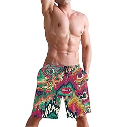 Aluy's boutique Men's Summer Cool Swim Trunks Quick