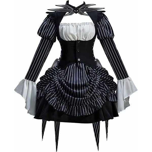 jack skellington corset dress Jack Skellington-inspired Corset Cosplay, Halloween Costume, Nightmare, Christmas, Halloweentown, Victorian, Steampunk, Gothic