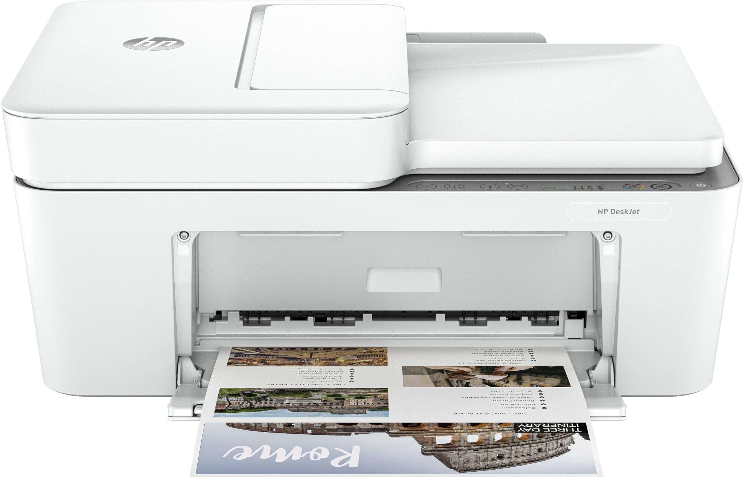 HP DeskJet 4220e Multifunktionsdrucker, 3 Monate gratis drucken Instant Ink inklusive, Drucker, Kopierer, Scanner, Mobiler Faxversand, WLAN, Automatische Dokumentenzuführung, Weiß