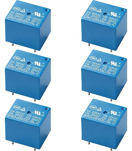 Lot De 5 Relais Électromécaniques 301-1C-C-D1-U05 12VDC Et 24VDC - 35A 20A 5PIN