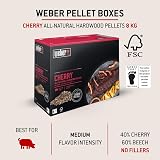 Weber Cherrywood Wood Pellets 8kg for Smoking Pork FSC Certified EU view 3
