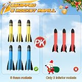 DejaNard Rocket Toy Launcher for Kids 6 Foam Rockets Outdoor Garden Age 3-12 view 2