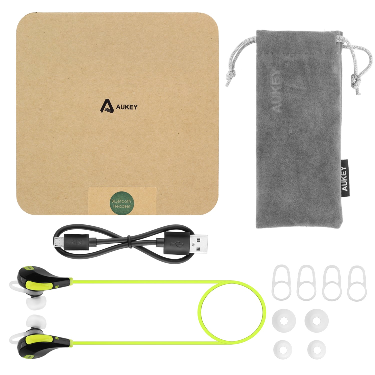 AUKEY Auricolare Bluetooth 4.1 sport wireless con Microfono