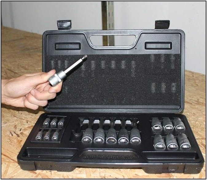 YATO YT-7751 - Little Pipe Set, 18pcs: Torx T10-T60mm, Variety Pack - Image 4