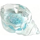 Silicone Taba Squishy Toy Blue Crystal Seashell &ndash; Stress Relief Sensory Fidget, Soft &amp; Sticky Squeeze Toy for Kids Teens &amp; Adults, Relaxing Sensory Toy Gifts