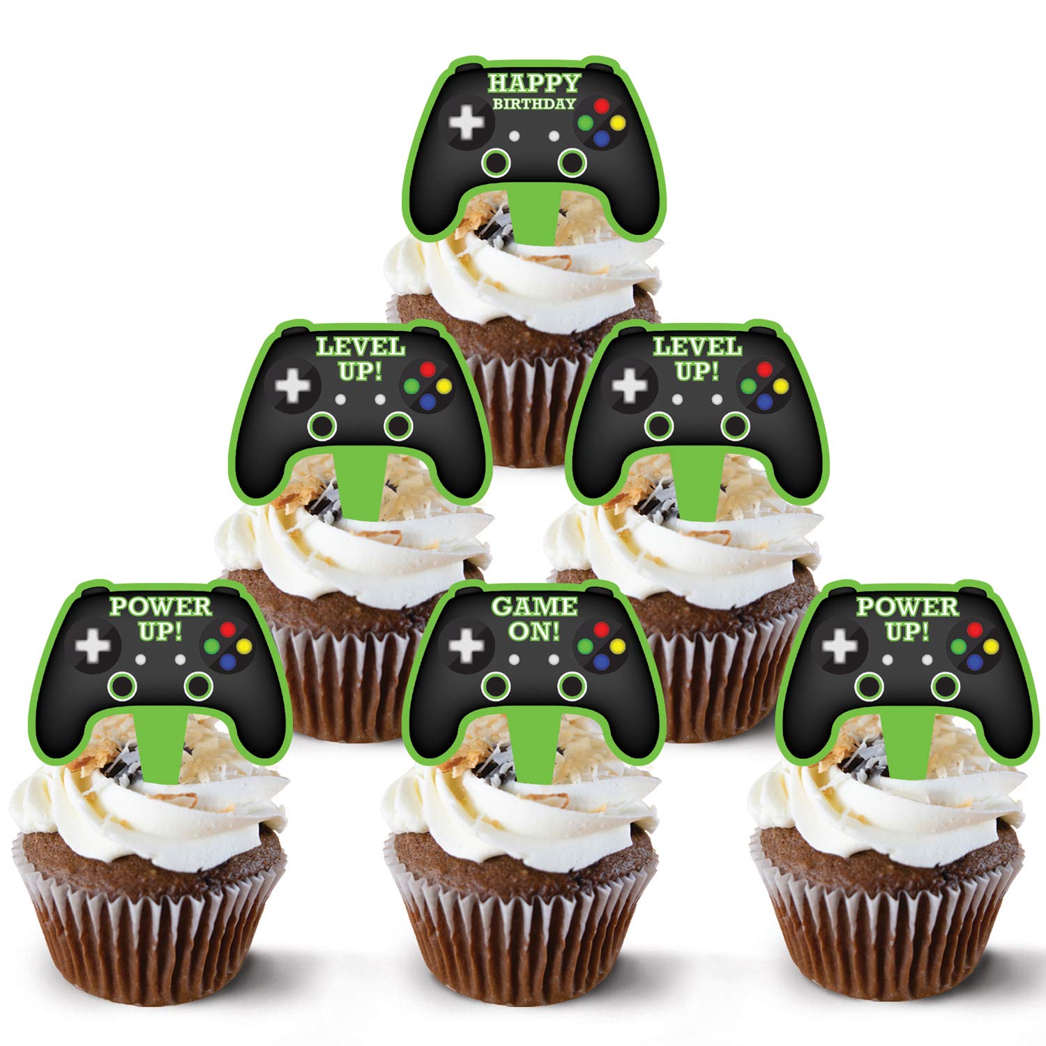 Buy Video Game Controller Cake Topper 48 Count Gamer Cake Topper