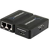 Sabrent HDMI Extension cable over Cat5/6 RJ45 Extender adapter (Up to 200-Feet)With power Adapter (HDMI-EXTC)