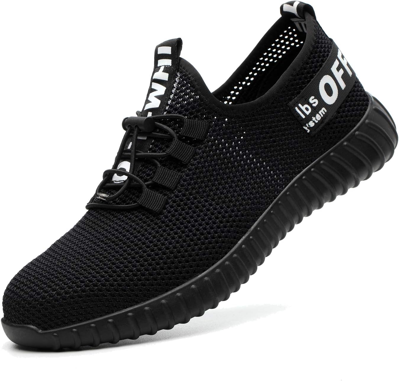 JACKSHIBO Steel Toe Indestructible Work Shoes for Men Women Lightweight Mesh Safety Industrial Construction Shoes
