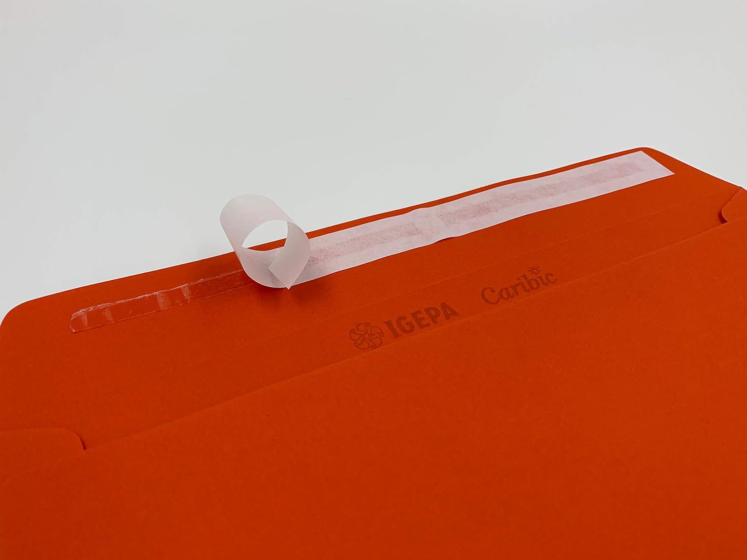 50 Envelope, Red, Vermilion Red, 220 mm x 110 mm, Adhesive Strips, 220 x 110 mm - Image 3