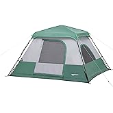 �鶹�� Basics Instant Camping Tent with Rainfly, Weather-Resistant, Quick Setup