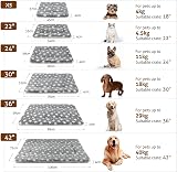 MORA PETS Cat Blanket Cushion Bedding Mat 45x37cm Grey Reversible view 6