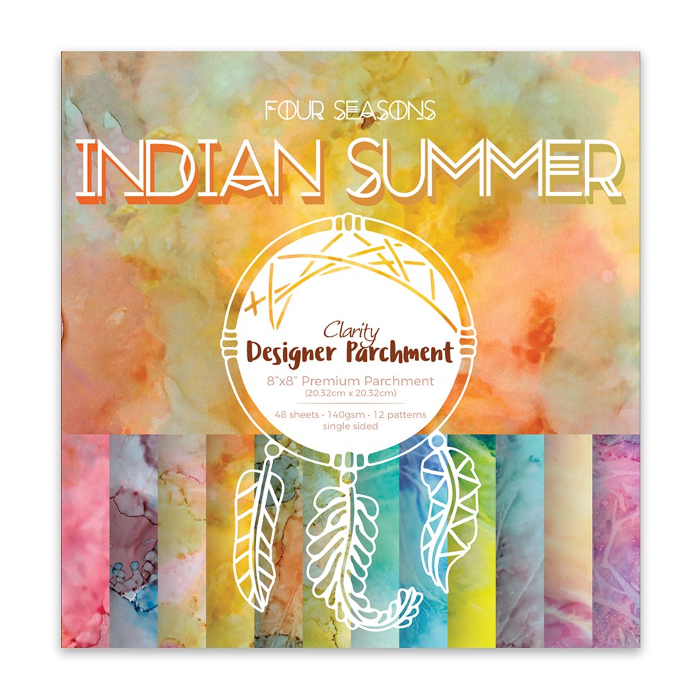 Clarity Designer Parchment: Indian Summer 8" x 8"