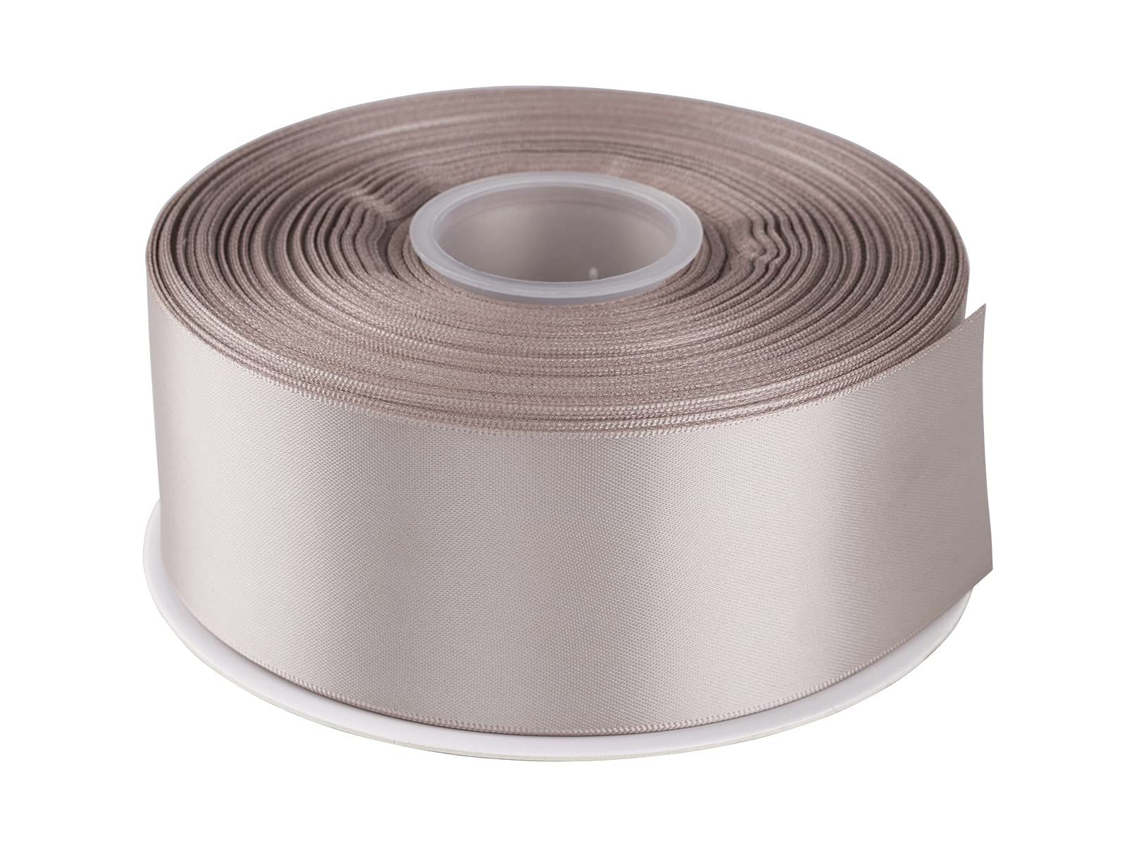 AVANAVA 50mm Wide Double Face Satin Ribbon - 45 Meters (823-Ash)