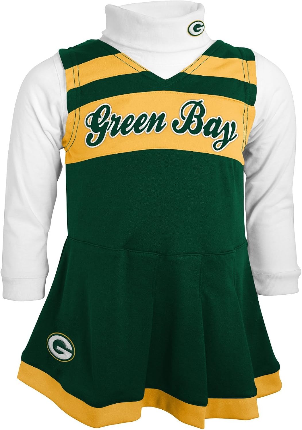 Outerstuff NFL Green Bay Packers Girls Cheer Jumper Dress