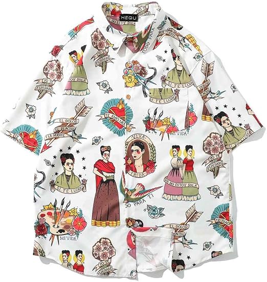 camisa frida kahlo hombre