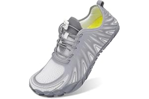 Scurtain Unisex Mens Womens Athletic Hiking Water Shoes Quick Dry Barefoot Aqua Shoes Swim Shoes Beach Shoes with Drainage