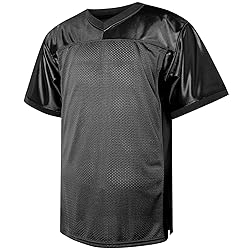 Blank Football Jersey,90s Hip Hop Sports Mesh