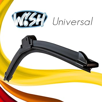 2 x Wish® Universal 26' 650mm/14 350mm Satz Front Scheibenwischer Wischblätter Vorne Flachbalkenwischer 2WU26.14.F8