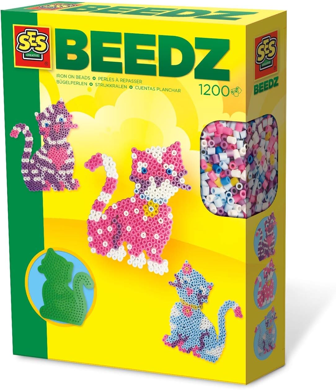 Ses Creative Beedz Set Perles A Repasser Chat Amazon Fr Jeux Et Jouets