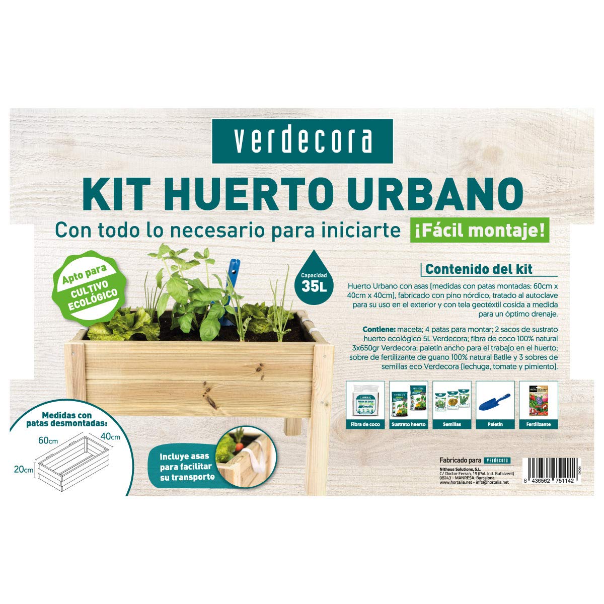 Amazon.es: verdecora: Huertos