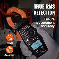 VEVOR Digital Clamp Meter T-RMS, 2000 Counts, 400A