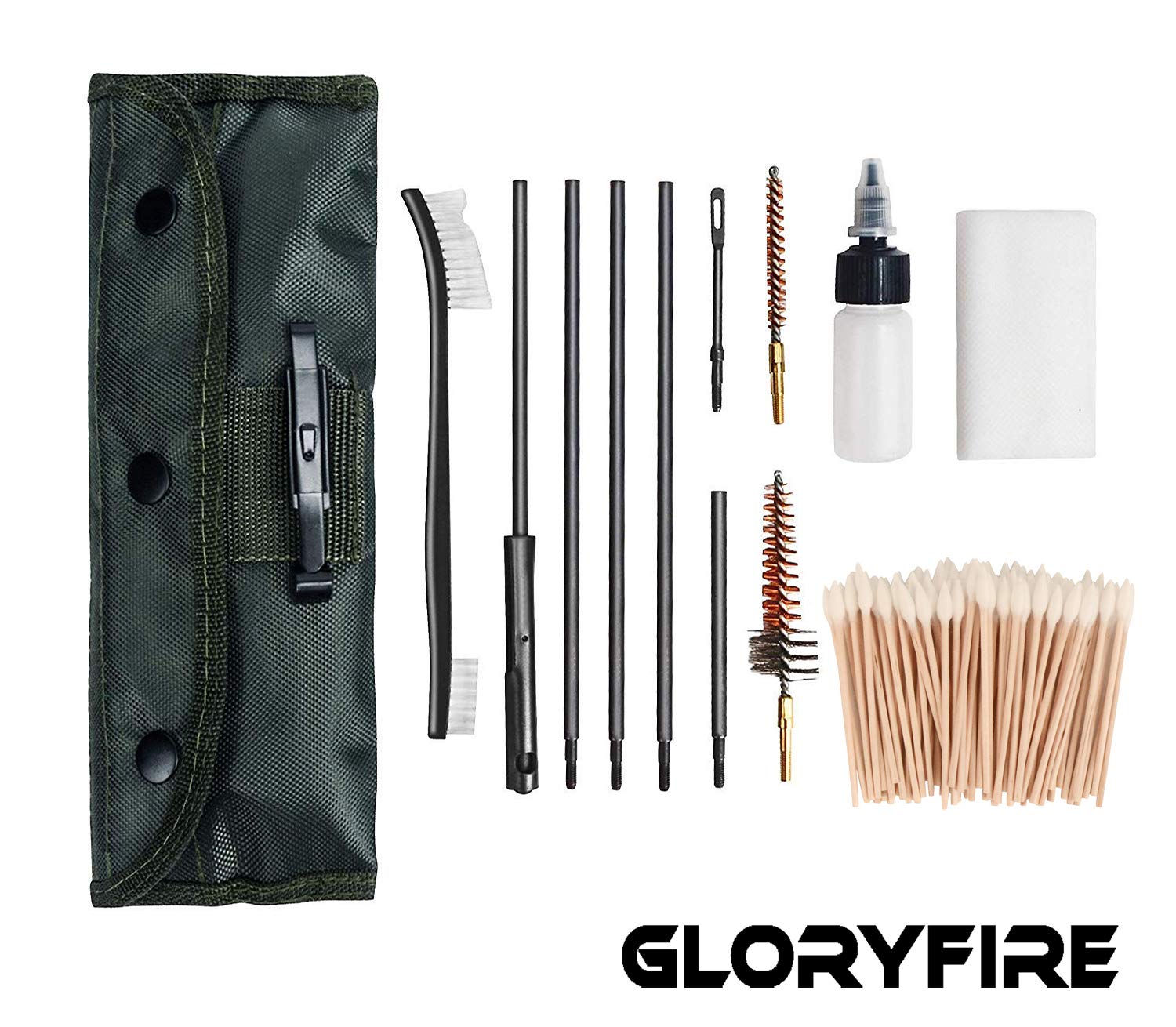 GLORYFIRE Universal Gun Cleaning Kit Hunting Rifle Handgun Shot Gun Cleaning Kit