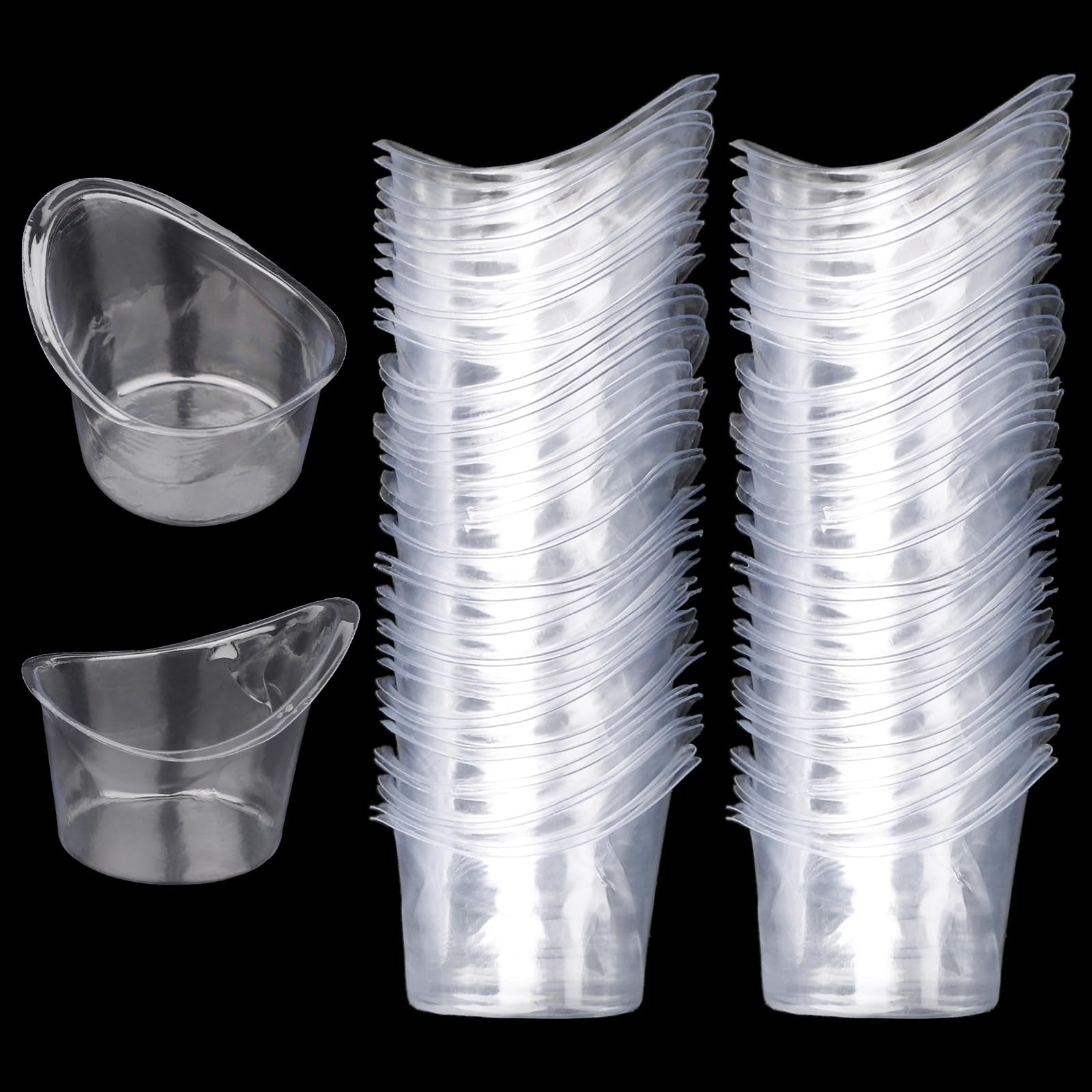 80pcs 5ml Eye Wash Cup Single Use, Portable Eyewash