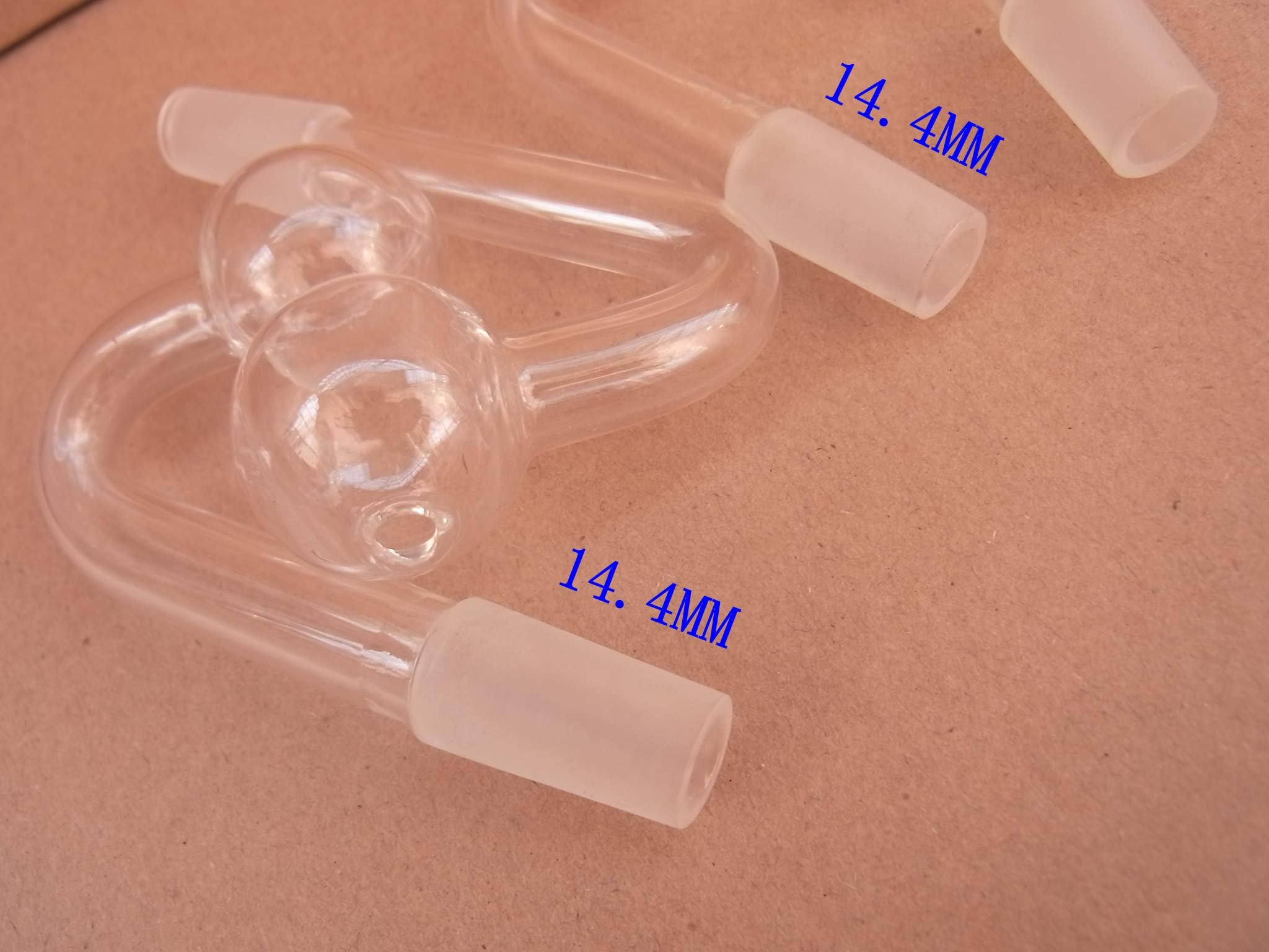 2pcs/Lots Glass Tube Converter Adapter Joint Connector Downstem Slides JOINT14