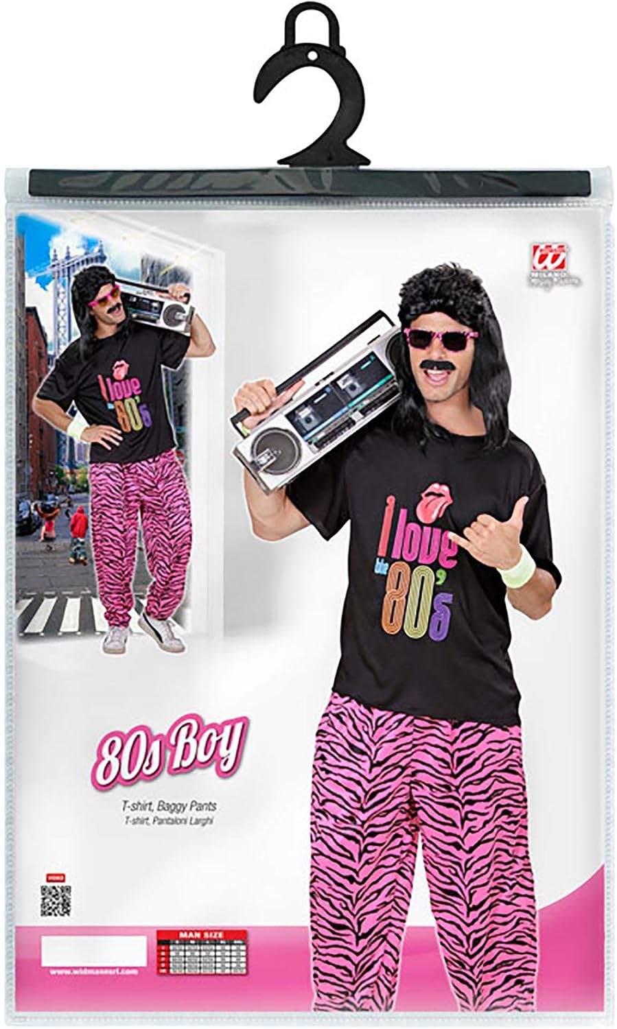 mens 80s neon fancy dress NEW Men's Neon Blue Shell Suit - 80's Eighties Adults Fancy Dress Costume