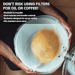 EIHFHIE 12 Pcs Maple Syrup Filters Set, 1Qt