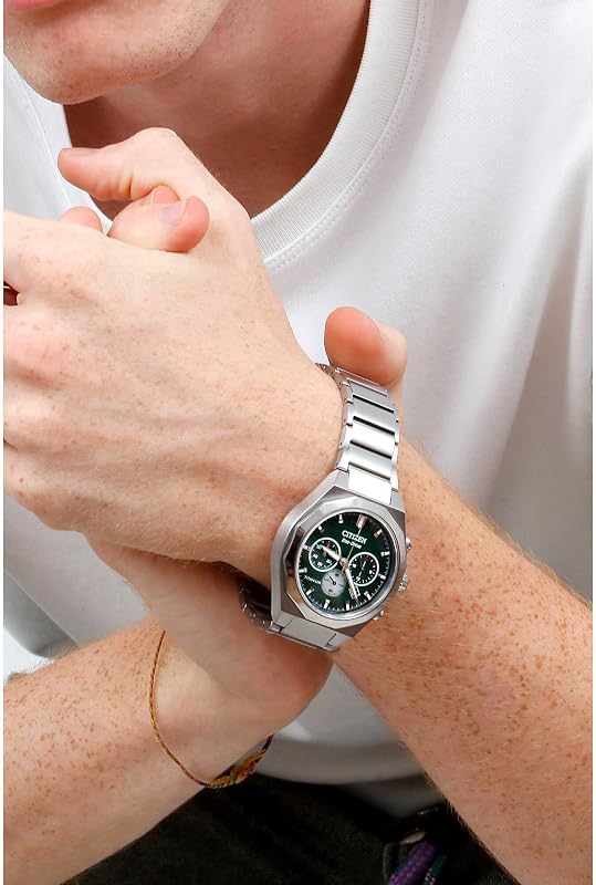 Men's Chronograph Eco-Drive Watch Zenshin Senkei