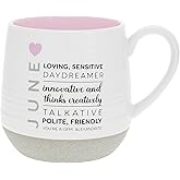 Pavilion Gift Company - June 17 oz. Mug, Astrology gifts, Stoneware Ceramic Coffee Mug with Astrological Sign, Purple