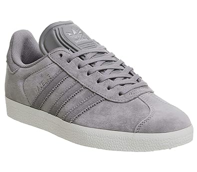 adidas Gazelle Damen Sneaker, Grau - Solid Grey Four Silver Exclusive - Größe: 9 UK